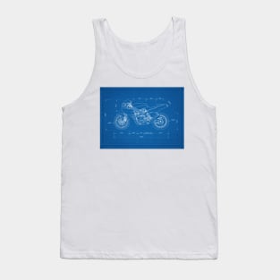 Ducati Supersport Blue Print Tank Top